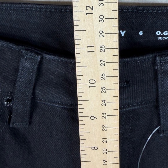 New Old Navy O.G. Straight High Rise Jeans size 6 Black - Picture 8 of 9